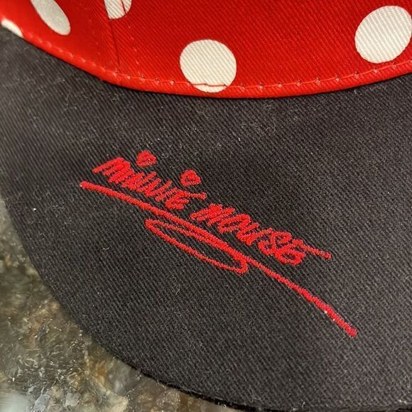 Walt Disney World Parks Minnie Mouse Baseball Hat Cap w/ Mickey Ears Bow… - Picture 2 of 6